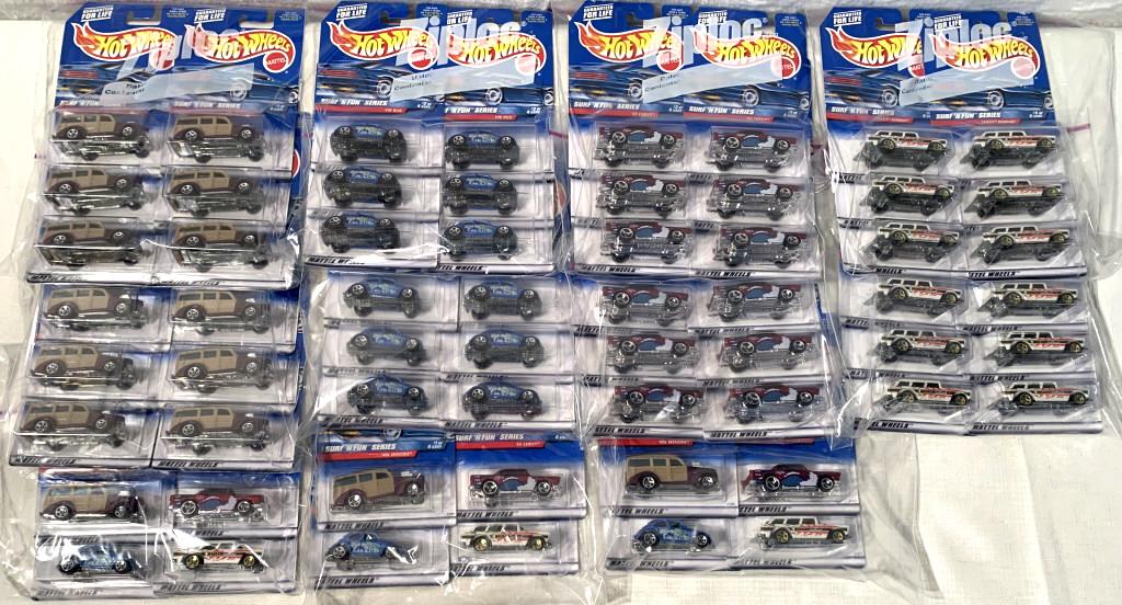 lot of 50+ 1999 Hot Wheels Surf and Sun series (1 of 5)