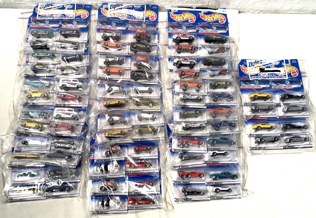 lot of 75+ 1998 First Edition Hot Wheels #'s 1-40 (1 of 8)