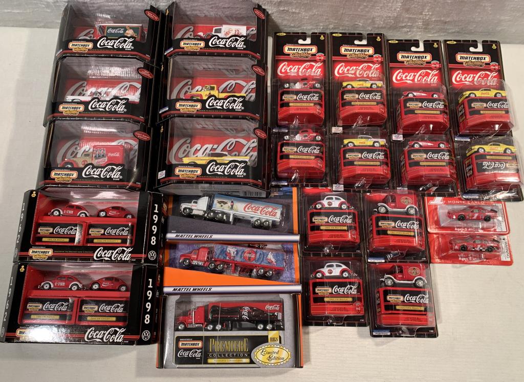 lot of 25 1998 Coca Cola Matchbox Collectibles (1 of 6)