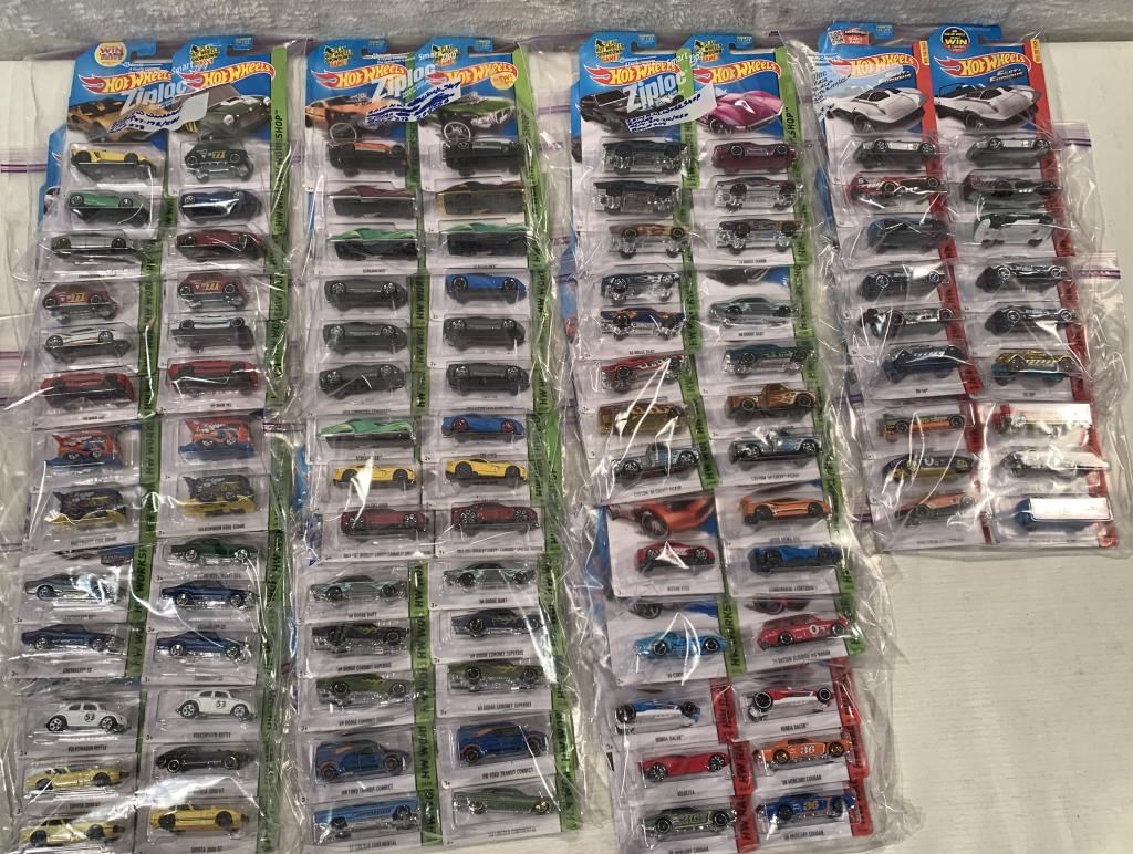 80+ 2014 Workshop & 2015 Race Hot Wheels: Workshop are cars # 191-219, Race are cars # 157-159, 176-183, boxes 278 & 290