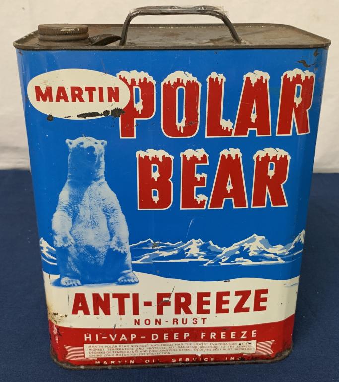 Martin Polar Bear Two Gallon Anti Freeze can (1 of 3)