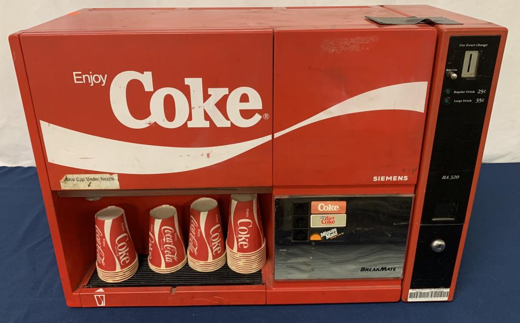 Siemens Coke Vending Machine w/ Coke cups (1 of 7)