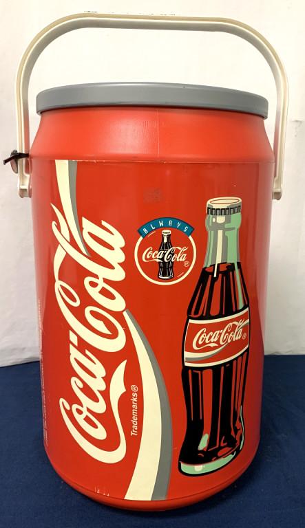 Kooler Kraft Coke Can Cooler: plastic, 24" tall X 12" wide