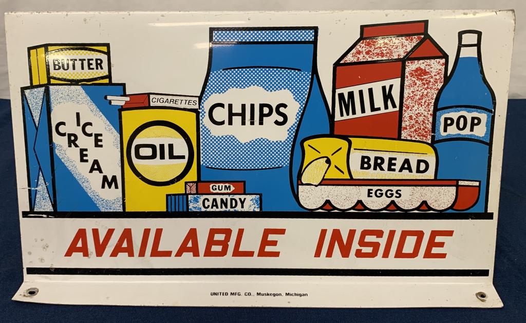 Available Inside ad for on top of gas pumps (1 of 3)