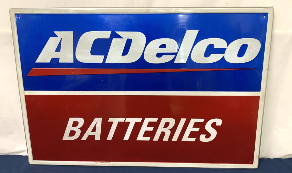 AC Delco BATTERIES ACデルコ標識 看板 ガレージ アメリカン Ac Delco Sign