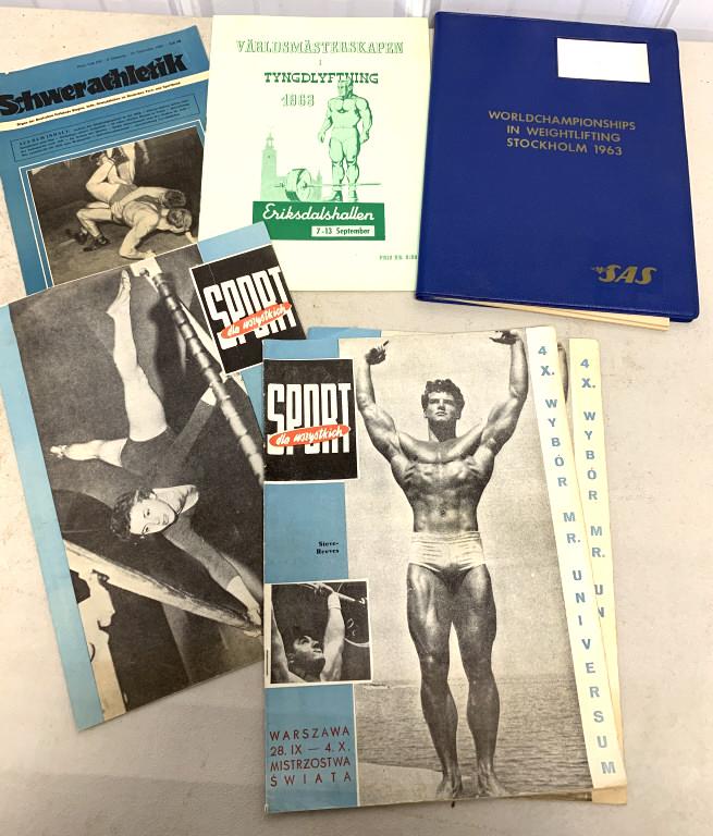 Lot of Weight Lifting Ephemera (1 of 6)