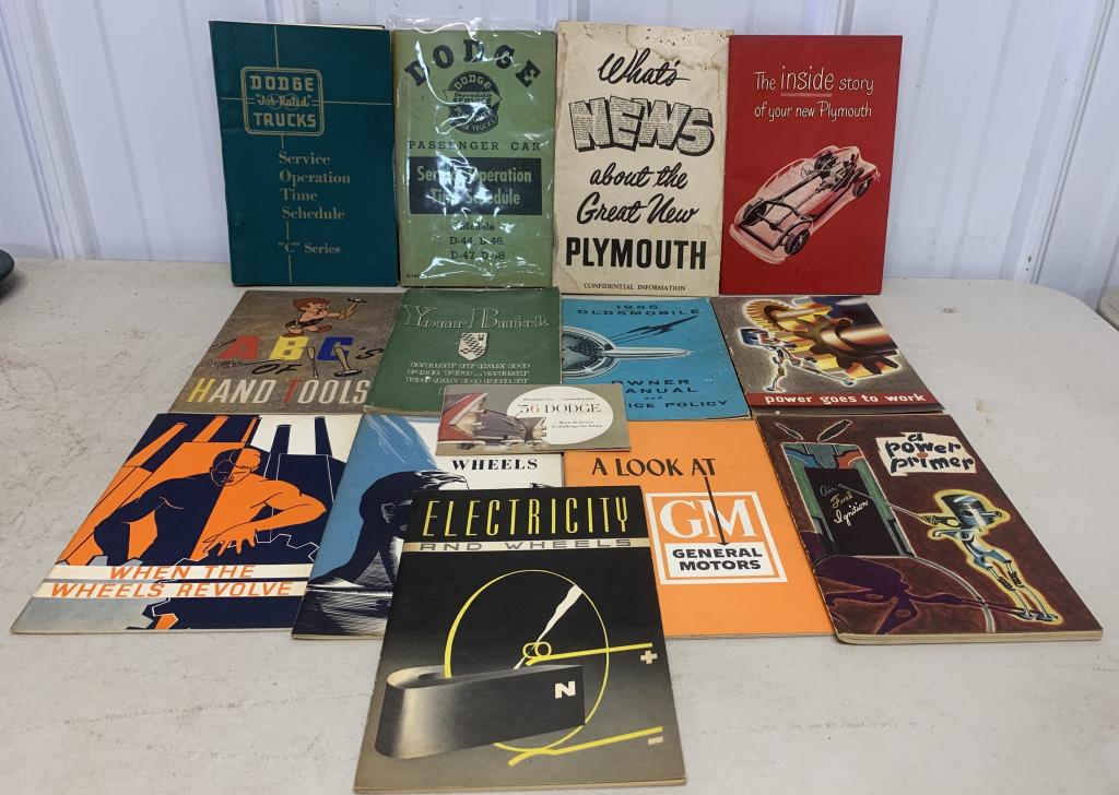 Lot of 13 Pamphlets Auto and Others (1 of 9)