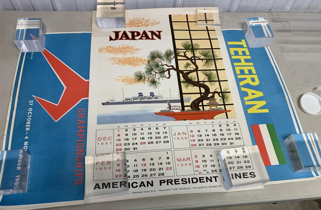 Ship Calendar / 9 Posters Italy 1965 (1 of 7)