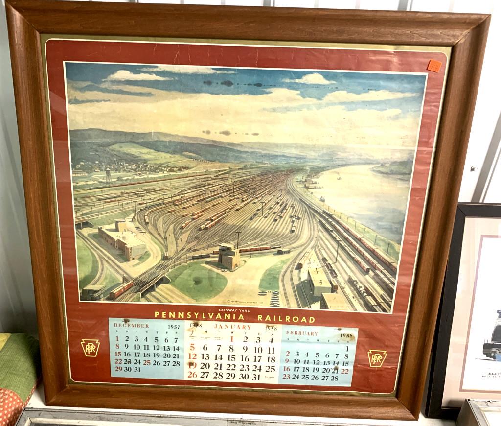 PRR Calendar 1957-1958: 31'' x 24''
