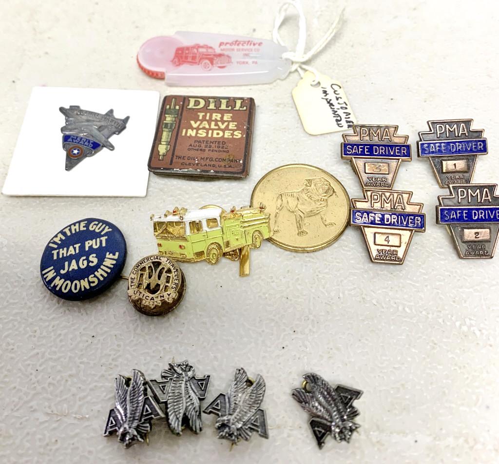 Misc. Lot Pins/ Zippo Flint Holder / Others (1 of 7)