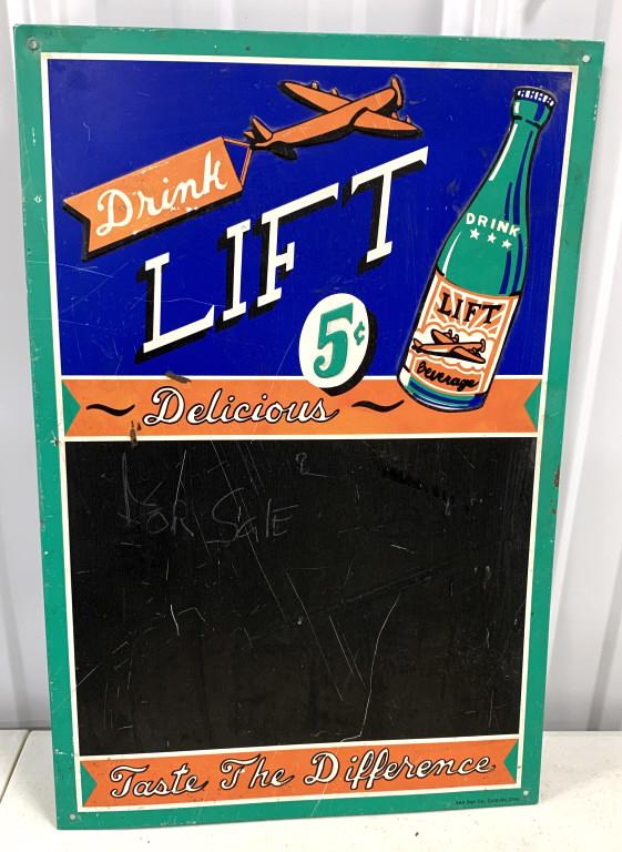Lift Beverage Tin Chalk Board (1 of 2)