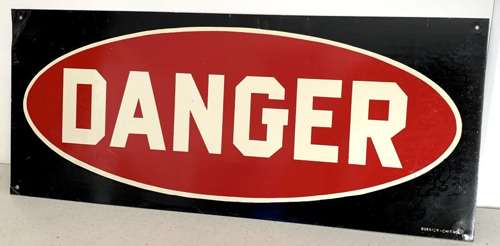 Danger Metal Sign (1 of 2)