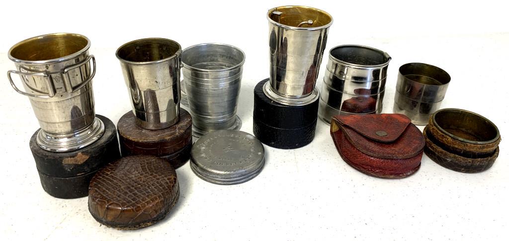 Lot of 6 Collapsible Drinking Cups in Cases (1 of 4)