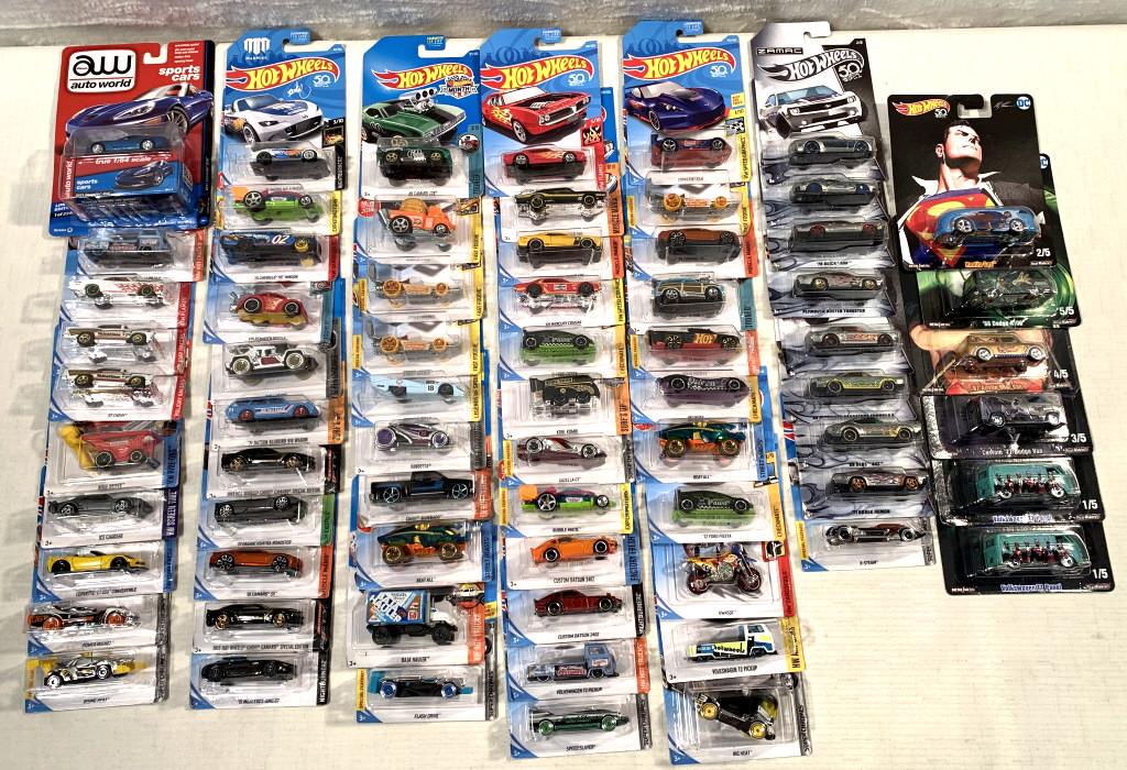 60+ asst. Hot Wheels- DC Comics, Zamac, others (1 of 7)