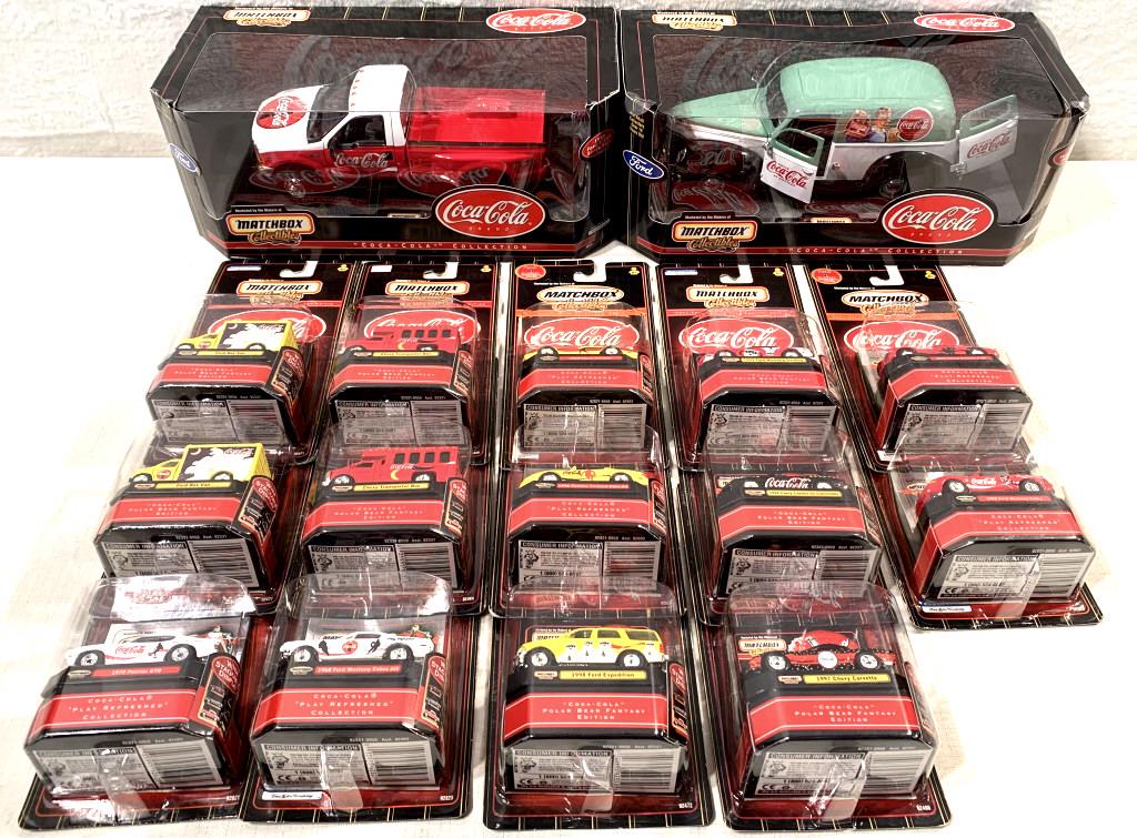 lot of 16 Coca Cola Matchbox Collectibles (1 of 7)