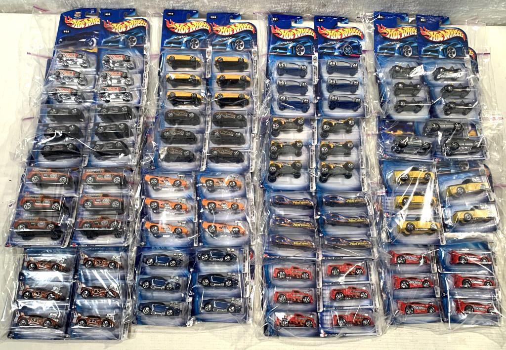 80+ 2003 First Editions Hot Wheels: cars 27-42, box 179