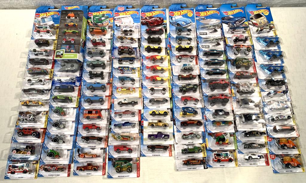100+ Asst Hot Wheels various years & models (1 of 10)