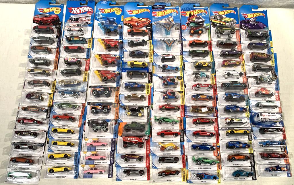 90+ Asst Hot Wheels various years & models (1 of 7)