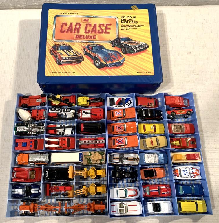 Car Case Deluxe w/ assorted die casts (1 of 6)