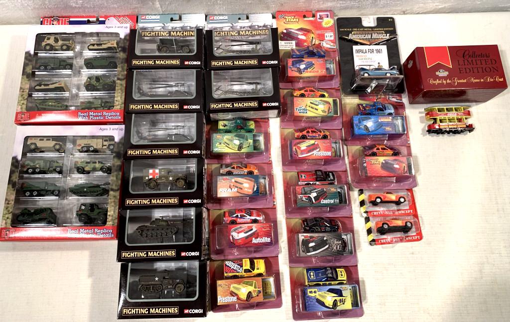 lot of 20+ GI Joe, Corgi die cast cars & others (1 of 8)