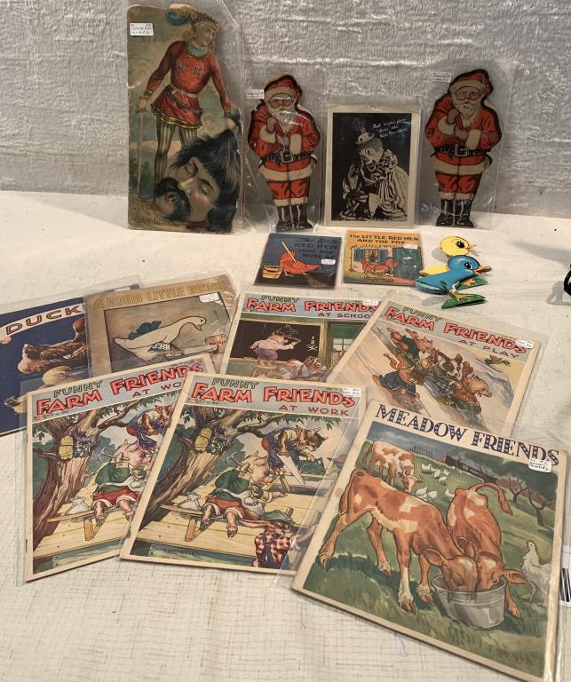 Ephemera Lot including Children's Books: see photos