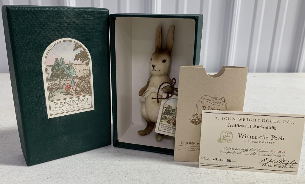 R John Wright Dolls Pocket Rabbit (1 of 5)
