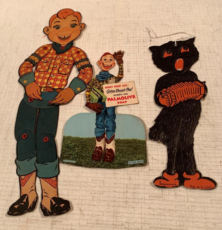 Lot of 3 Howdy Doody / Black Cat (1 of 4)