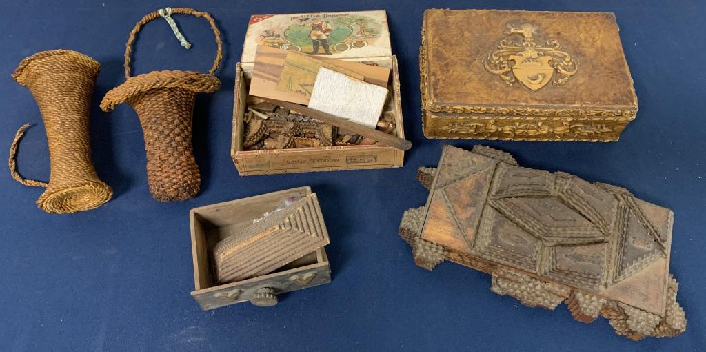 lot of Tramp Art Parts & Accessories (1 of 11)