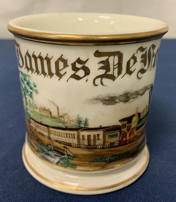 Shaving Mug James DeForest painted on top (1 of 5)