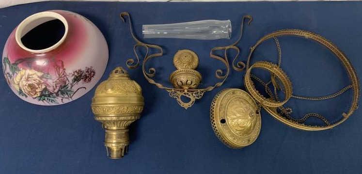 lot of 6 asst Lamp Parts (1 of 10)