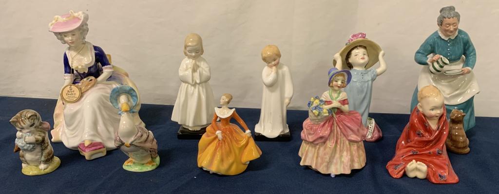Lot of 10 Royal Doulton Figurines (1 of 12)