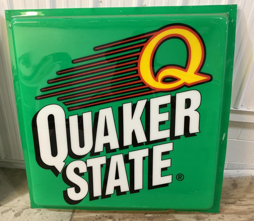 Quaker State Plexiglas Sign Cover (1 of 7)