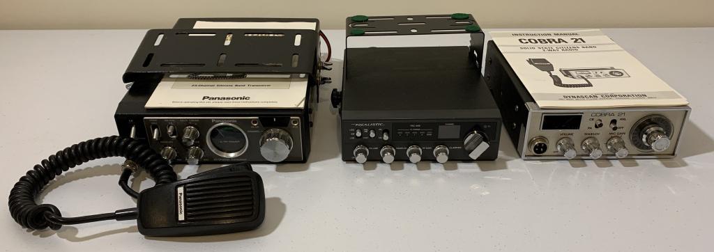 (3) CB Radios- Cobra, Realistic & Panasonic (1 of 10)