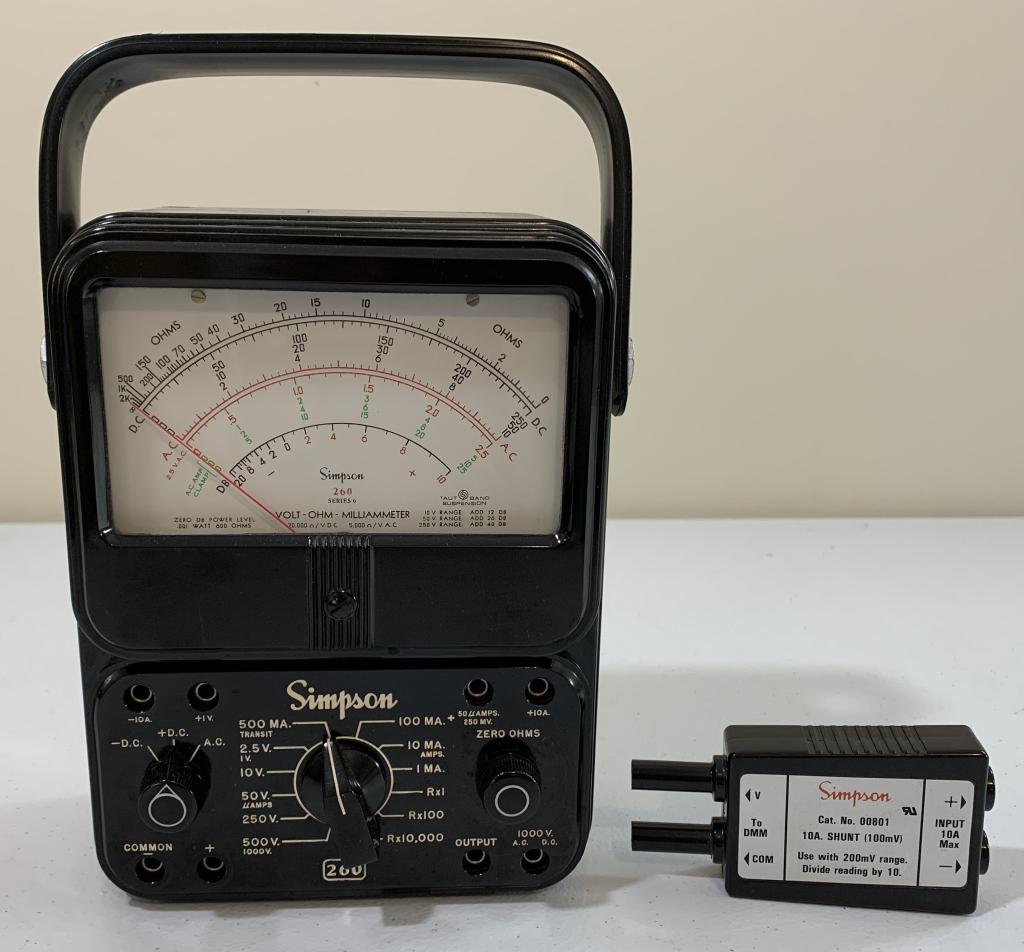 Simpson 260 Series 6 Volt Ohm Multimeter (1 of 4)