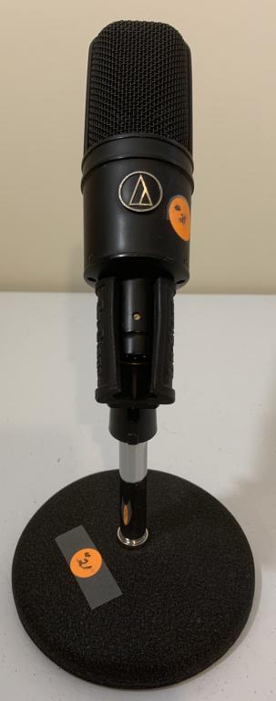 Audio-Technica AT4033 Cardioid Condenser Mic: w/ On Stage mic stand