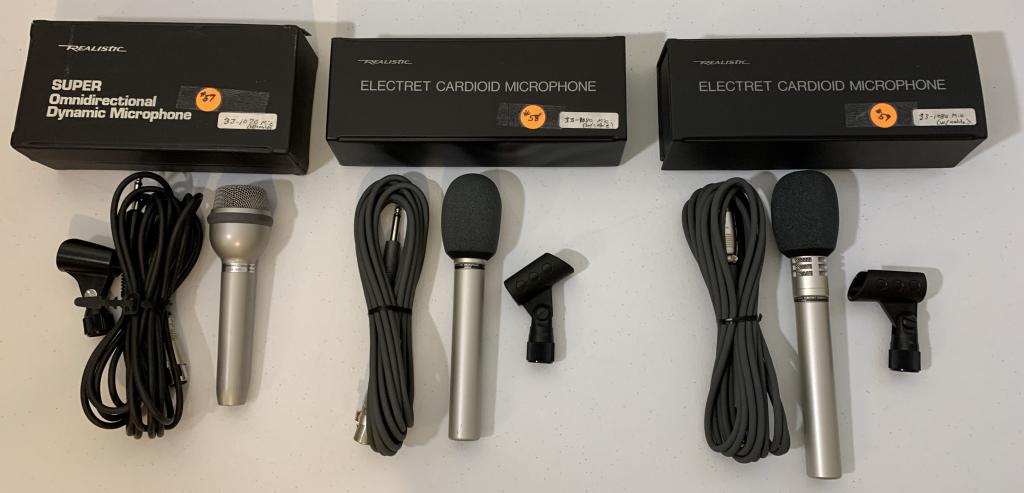3 Realistic Electret Cardioid & Omnidirectional Mi (1 of 5)