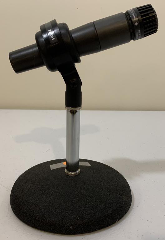 Shure Unidyne III Dynamic w/ A55M Mount: w/ base
