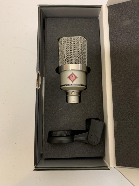 Neumann TLM102 Condenser Cardioid (P48) mic: in box w/ mic mount
