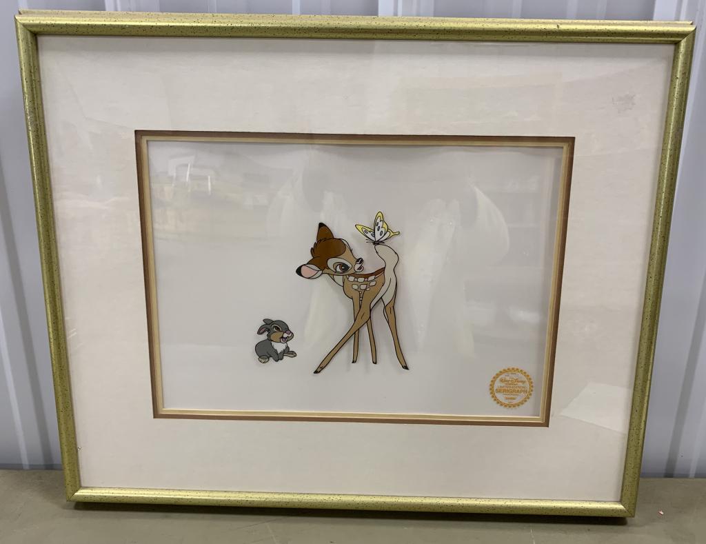 Framed Bambi Cel Serigraph (1 of 4)