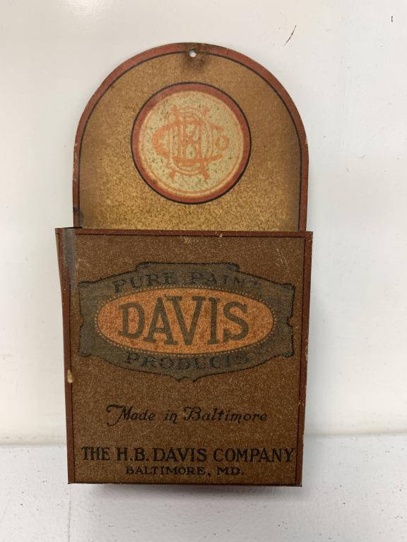 Davis Match Tin Holder Advertisement (1 of 4)