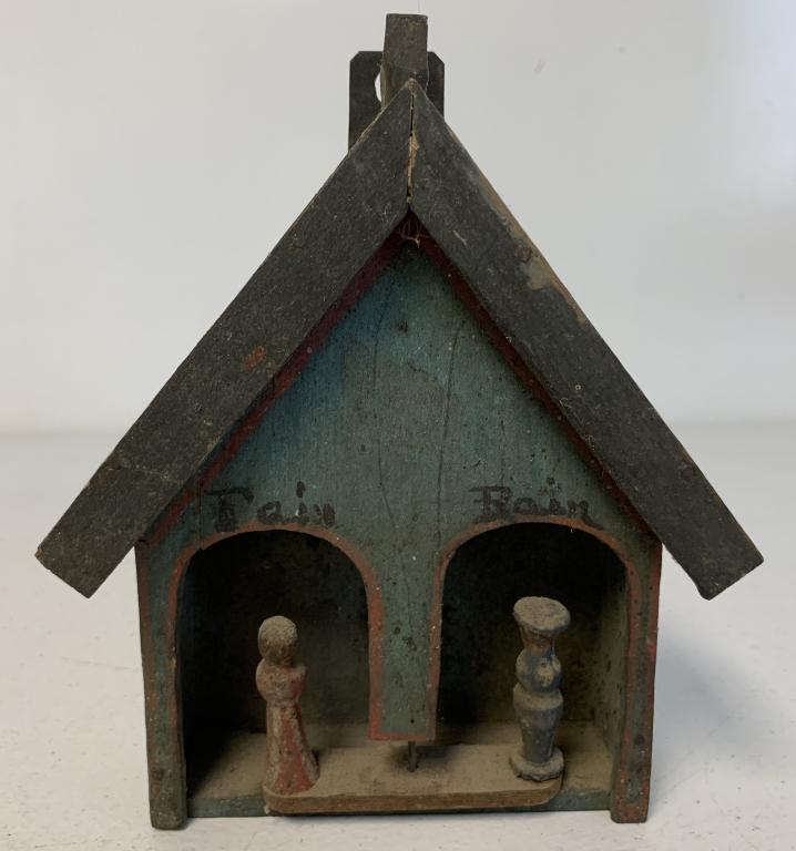 Wooden Barometer Weather Gauge (1 of 2)