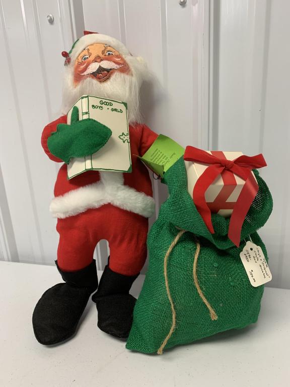 Santa Annalee Doll with sack (1 of 6)