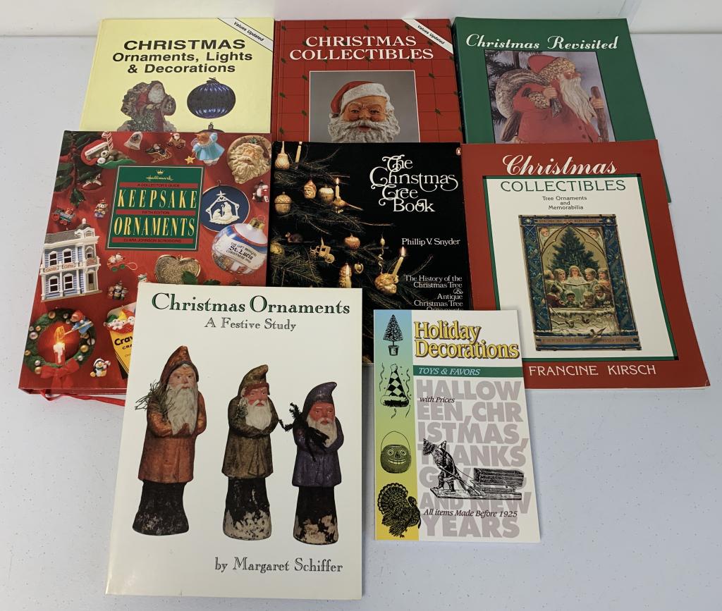 lot of 8 Books Ornaments, Christmas Tree, others (1 of 3)