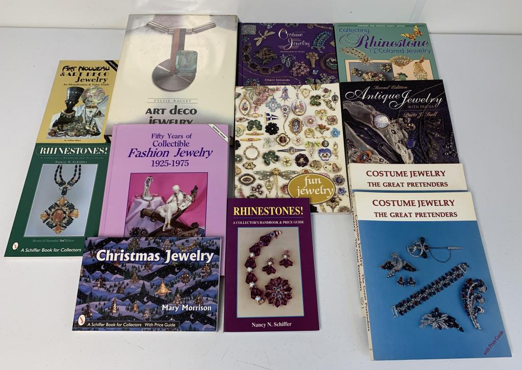 lot of 12 Books Rhinestones, Art Deco Jewelry othe (1 of 5)