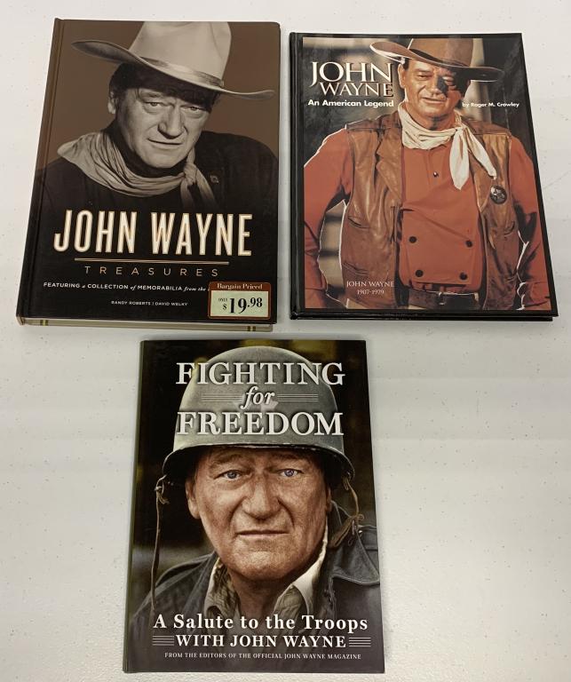 lot of 3 John Wayne Books (1 of 3)