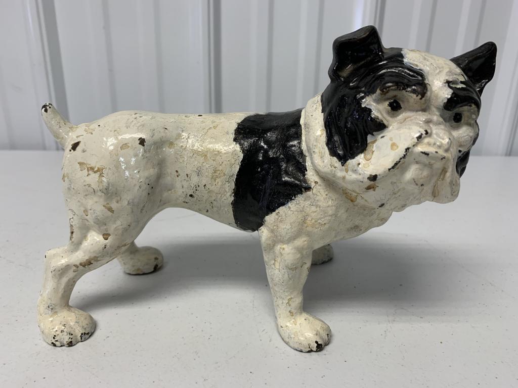 Cast Iron Bull Dog Door Stop (1 of 3)