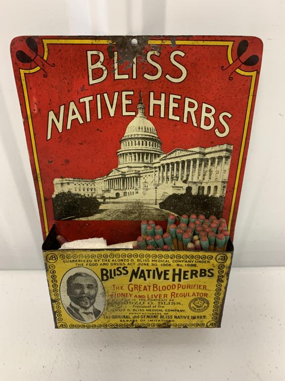 Bliss Native Herbs Tin Match Holder (1 of 3)