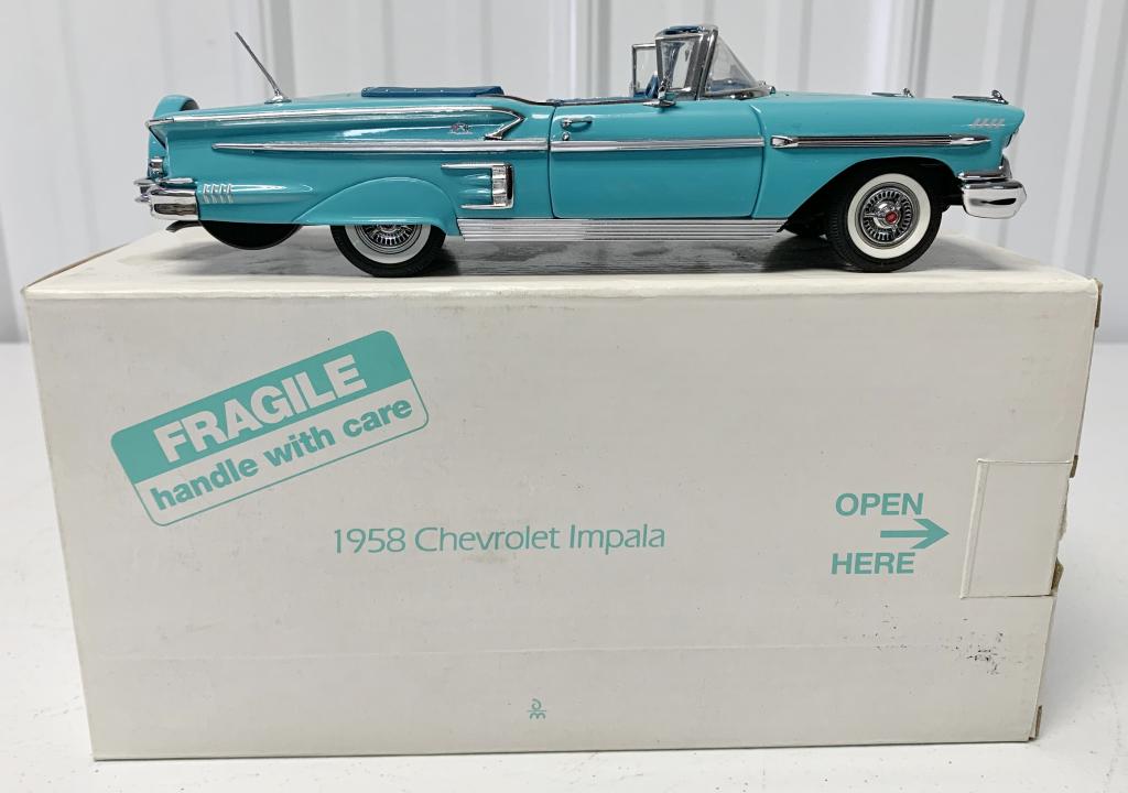 Danbury Mint 1958 Chevrolet Impala/Box: see photos