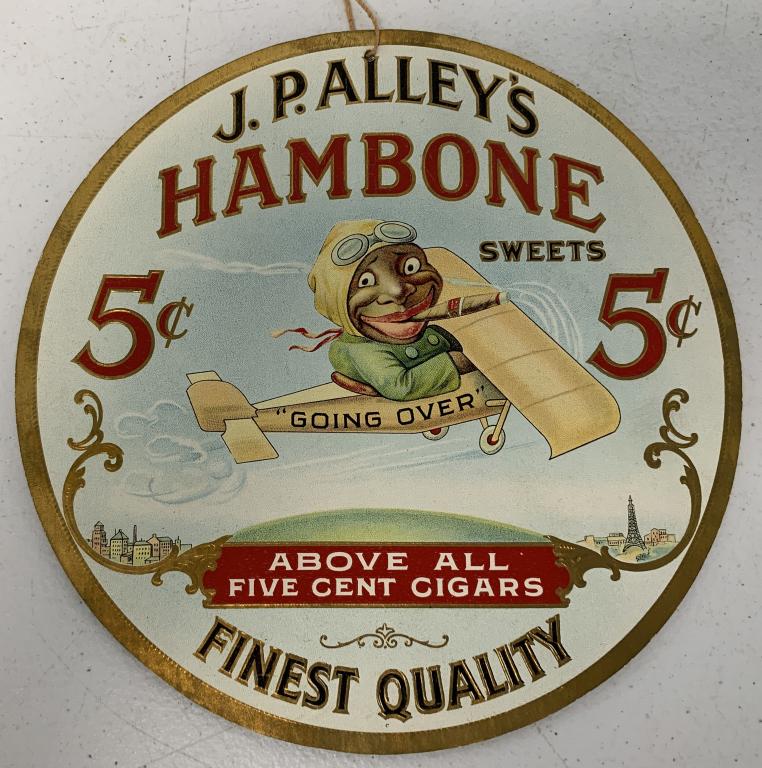 J P Alley's Hambone Sweets Cigar Advertisement (1 of 2)