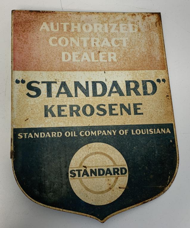 Standard Kerosene Two Sided Metal Sign (1 of 4)